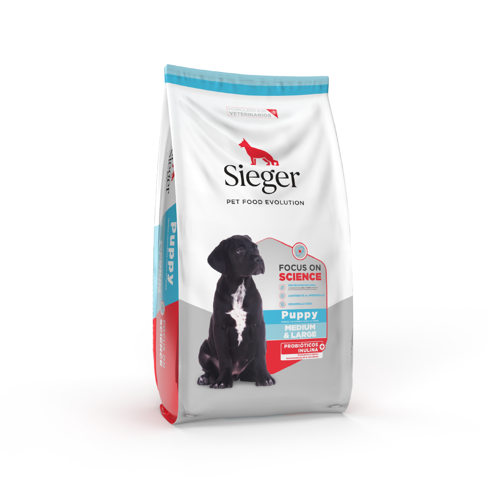(NUEVO) SIEGER PUPPY MEDIUM & LARGE 15+3KG