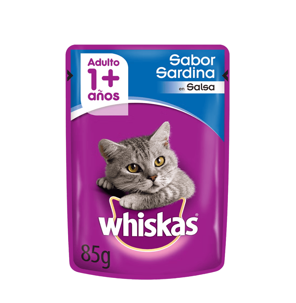 WHISKAS POUCH SARDINA 85GR UD