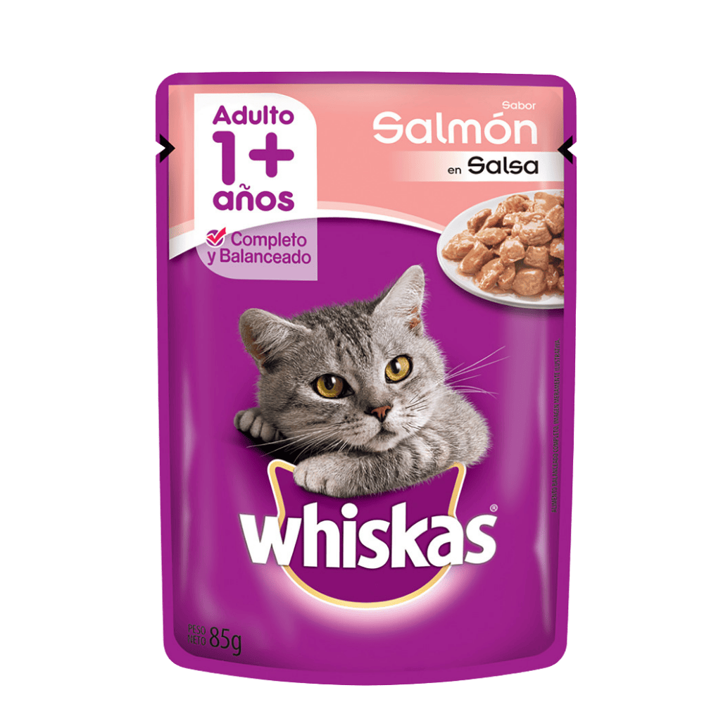 WHISKAS POUCH SALMON 85GR UD
