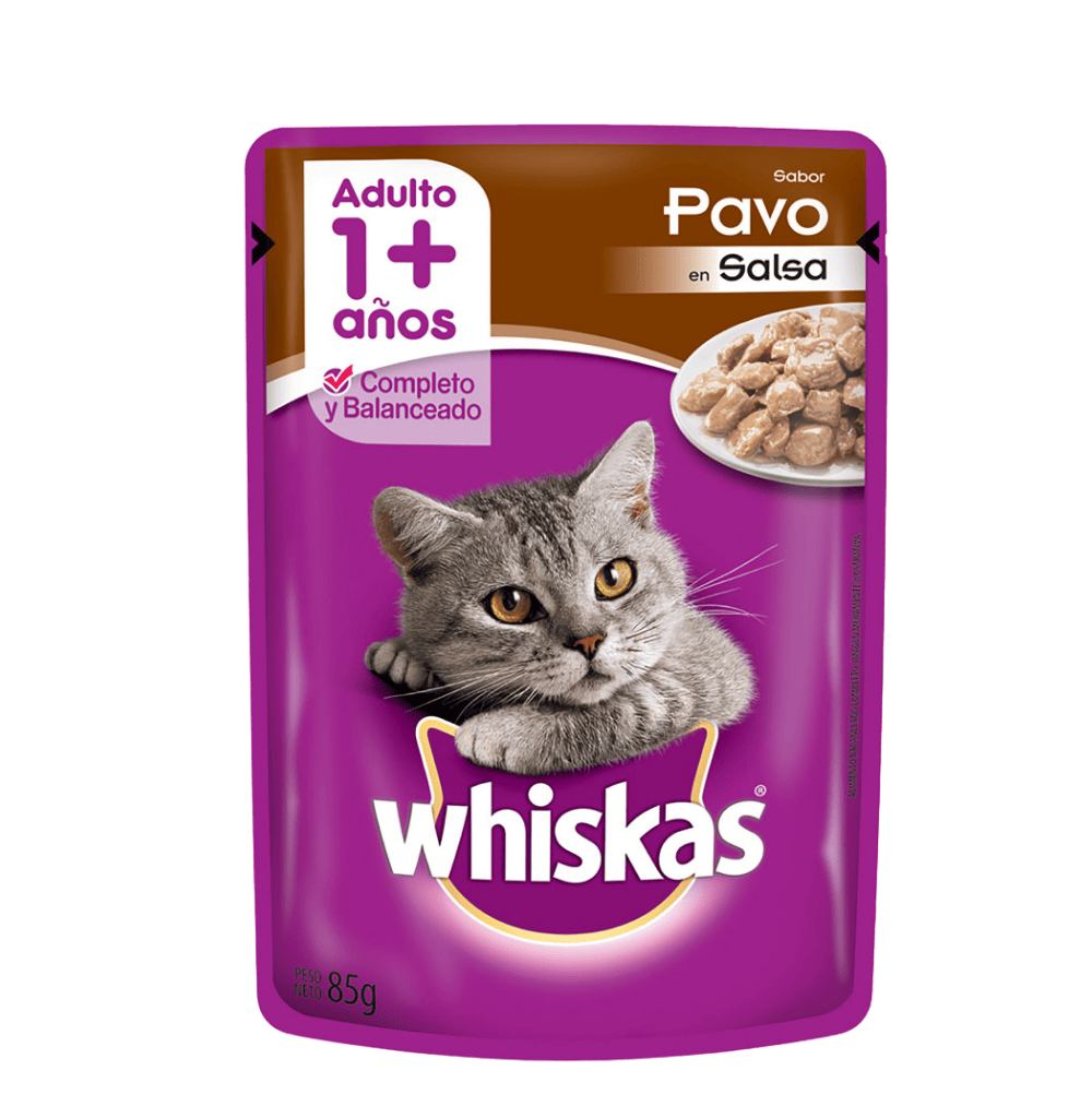 WHISKAS POUCH PAVO 85GR UD