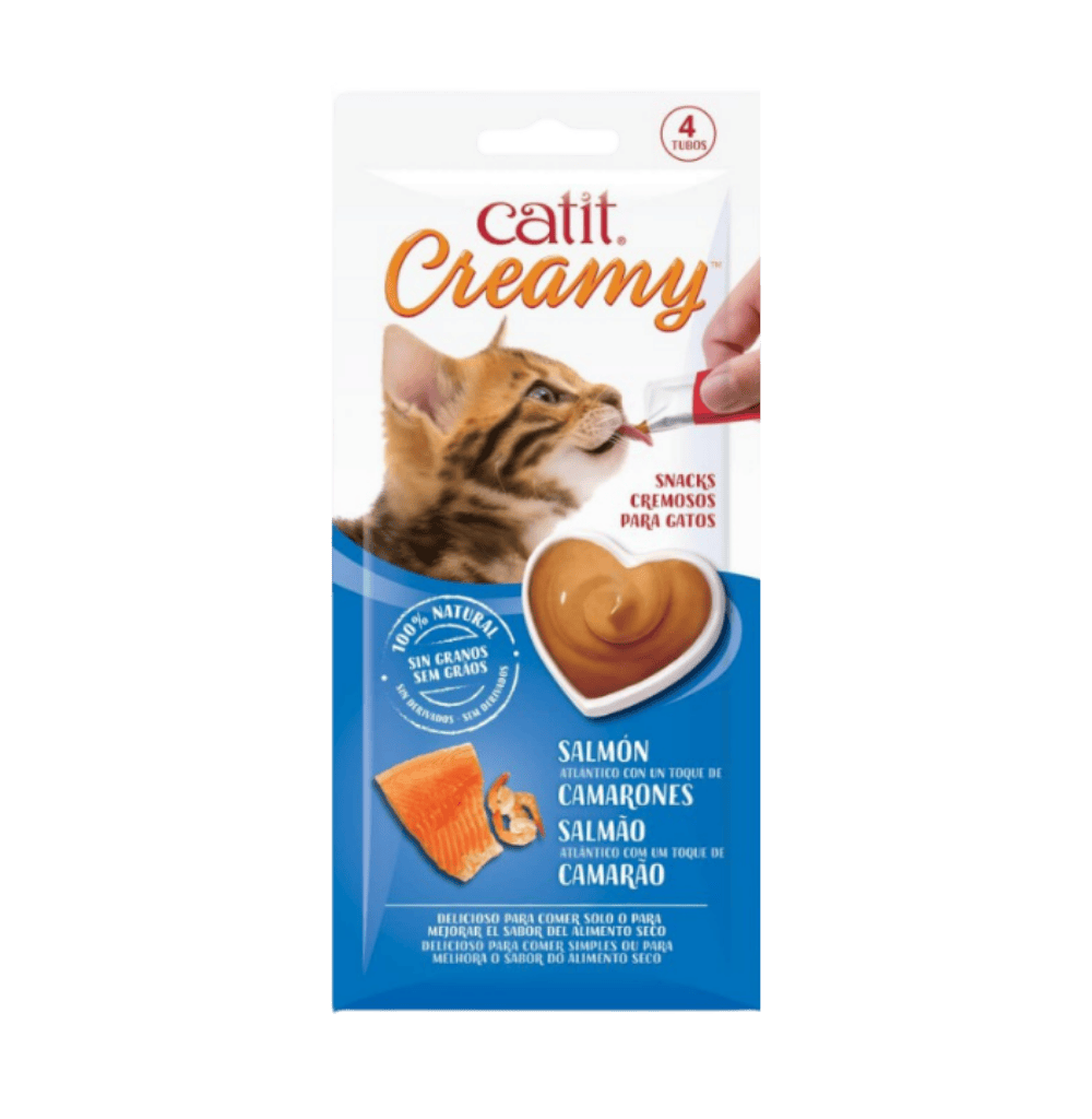 CATIT CREAMY SALMON 4X10GR HAGEN