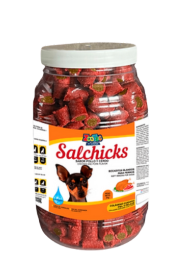CARAMELERA SALCHICKS POLLO/CERDO 2KG ZOOTEC