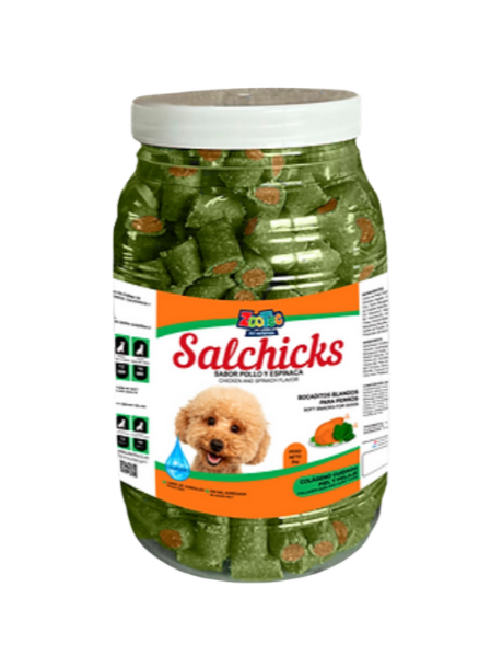 CARAMELERA SALCHICKS POLLO/ESPINACA 2KG ZOOTEC