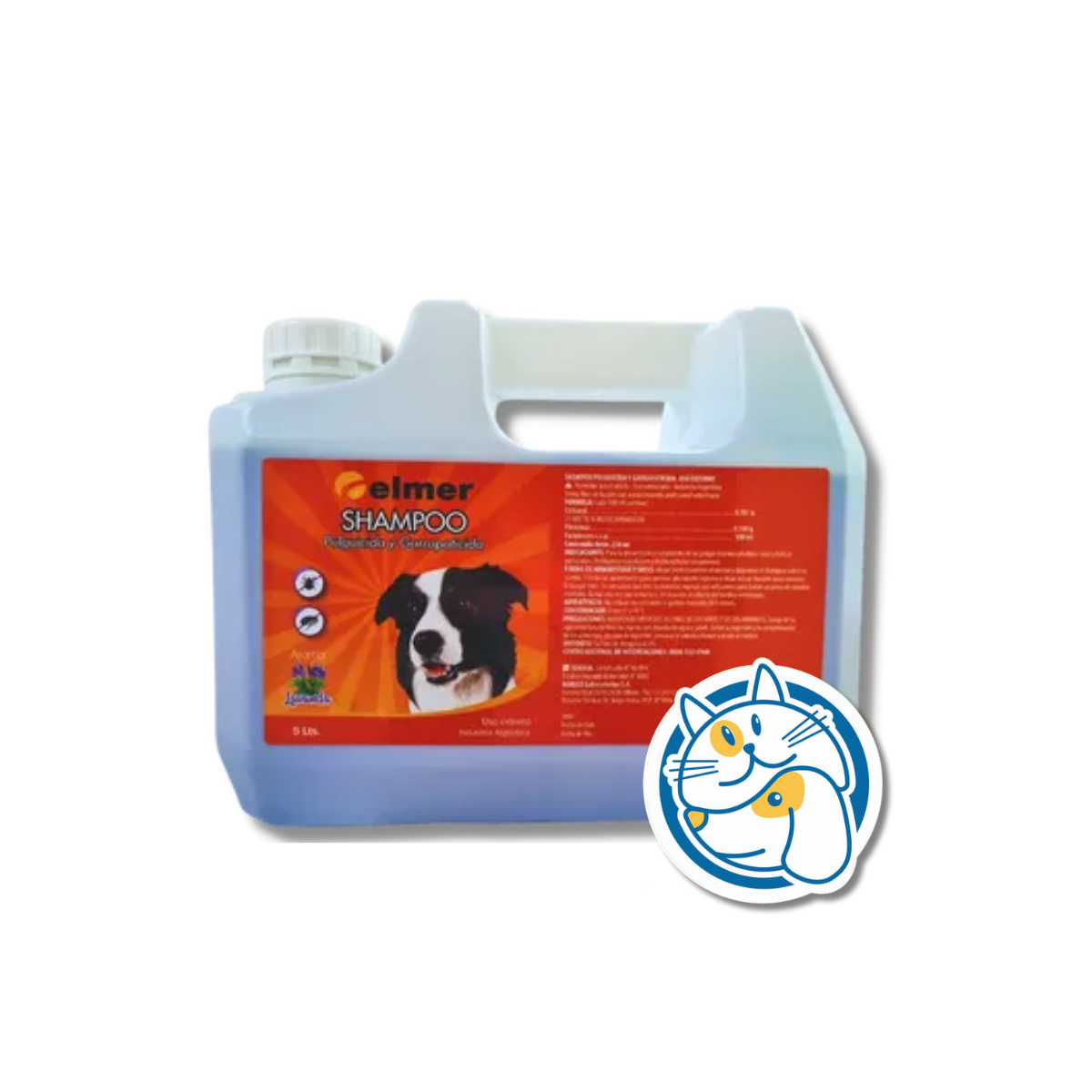 SHAMPOO ELMER PULGUICIDA GARRAPATICIDA X5LTS