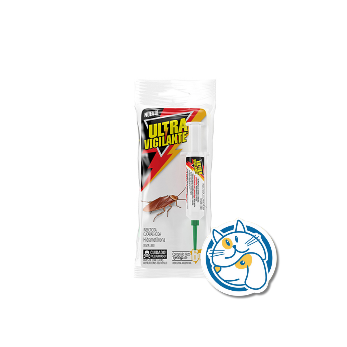 VIGILANTE JERINGA GEL CUCARACHICIDA FLOW PACK 2X3GR.