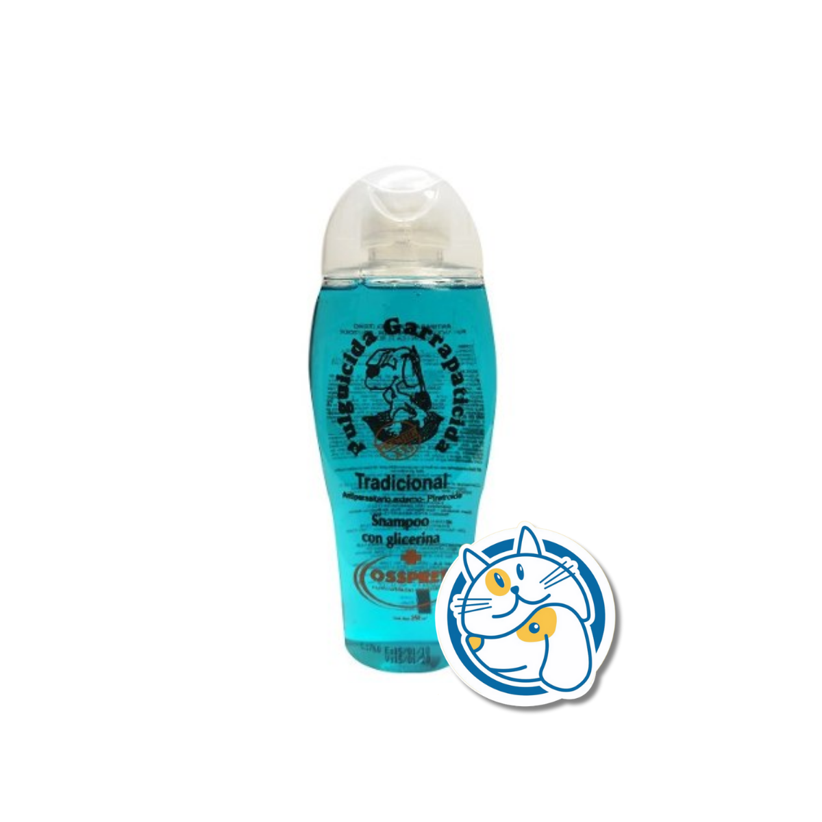 SHAMPOO OSSPRET TRAD PULGAS Y GARRAPATAS X 250 CC