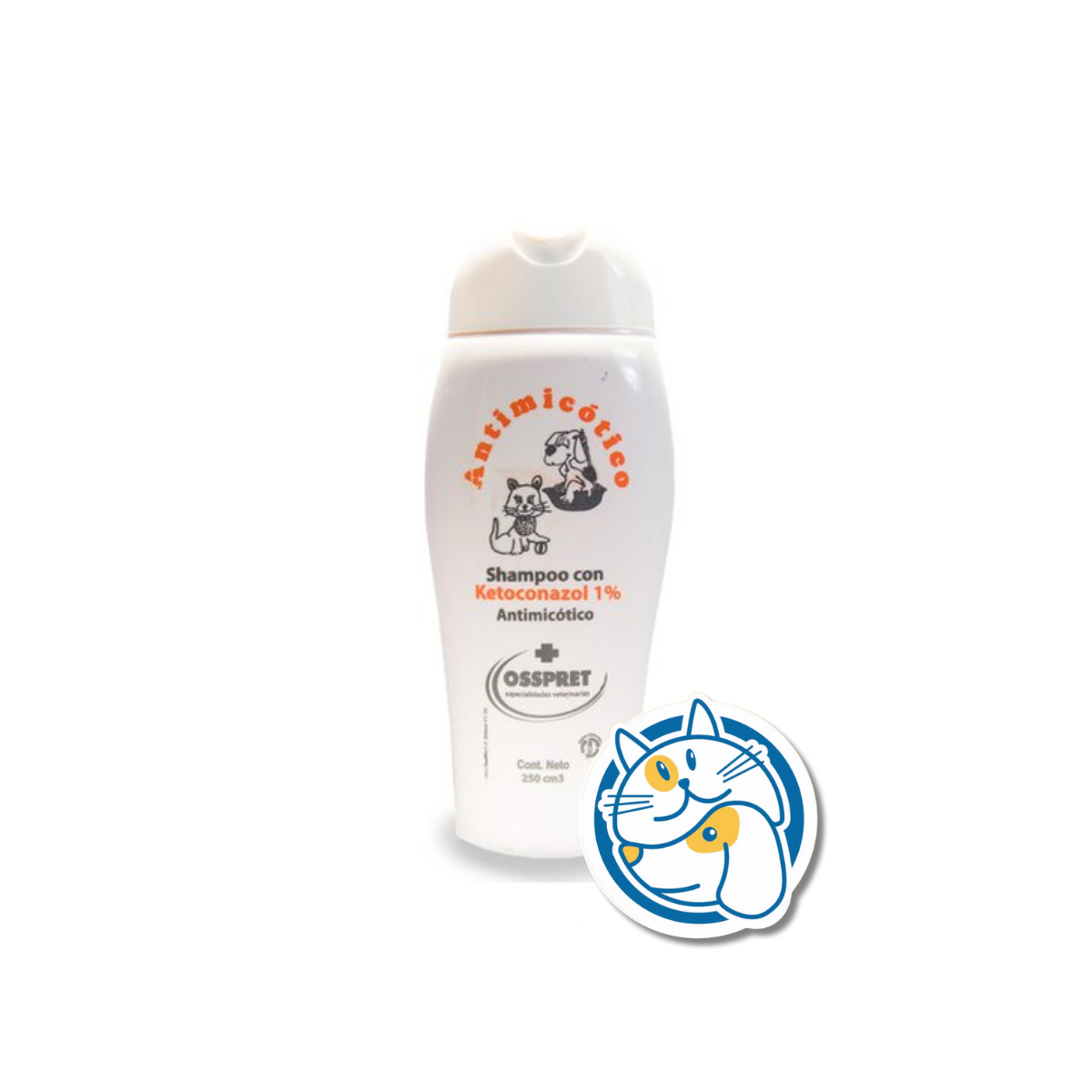 SHAMPOO OSSPRET KETOCONAZOL 1% X 250 CC