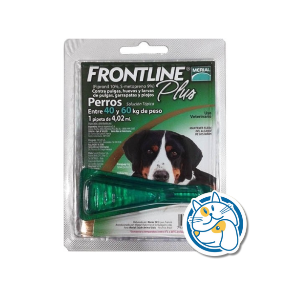 FRONTLINE PLUS 40 A 60KG X 1 PIP