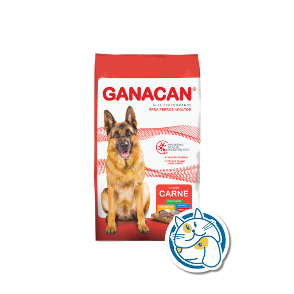 GANACAN PERROS ADULTOS CARNE 22KG