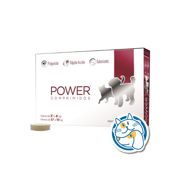 POWER COMPRIMIDOS PERRO H 10 KG / GATO H 6 KG
