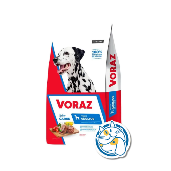 VORAZ ADULTO CARNE 22+3KG