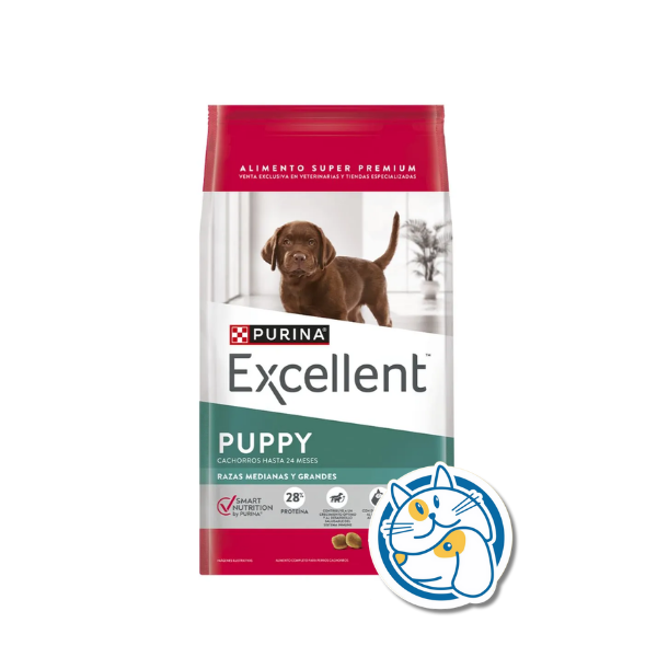 EXCELLENT PUPPY RAZAS MED Y GR 20KG