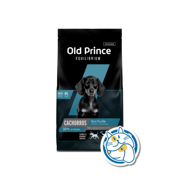 OLD PRINCE EQUILIBRIUM PERRO CACHORRO MORDIDA PEQUEÑA 3KG