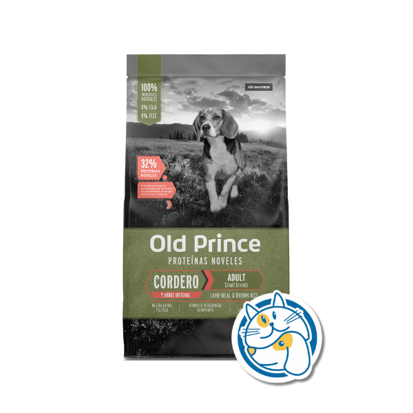 OLD PRINCE NOVEL CORDERO Y ARROZ ADULTO SMALL 15KG