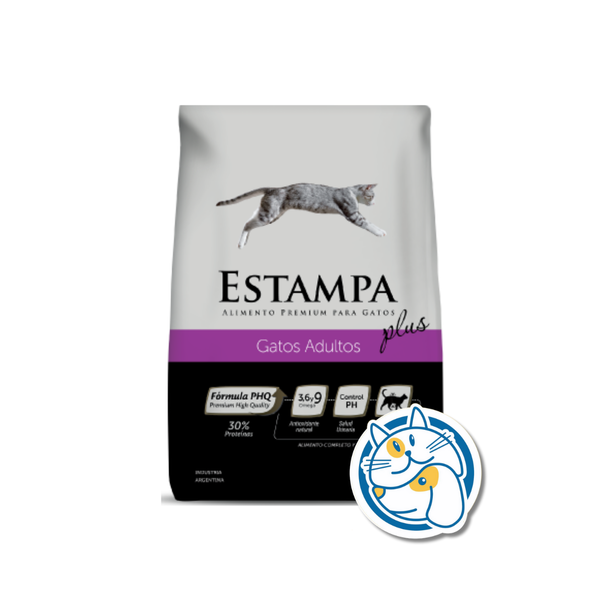 ESTAMPA PLUS GATOS 15KG