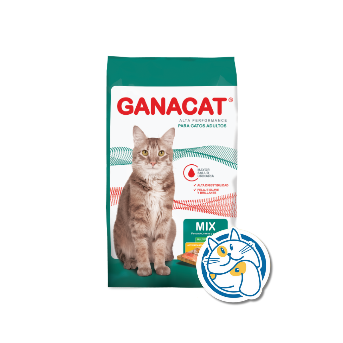 GANACAT GATOS MIX DE SABORES 10KG