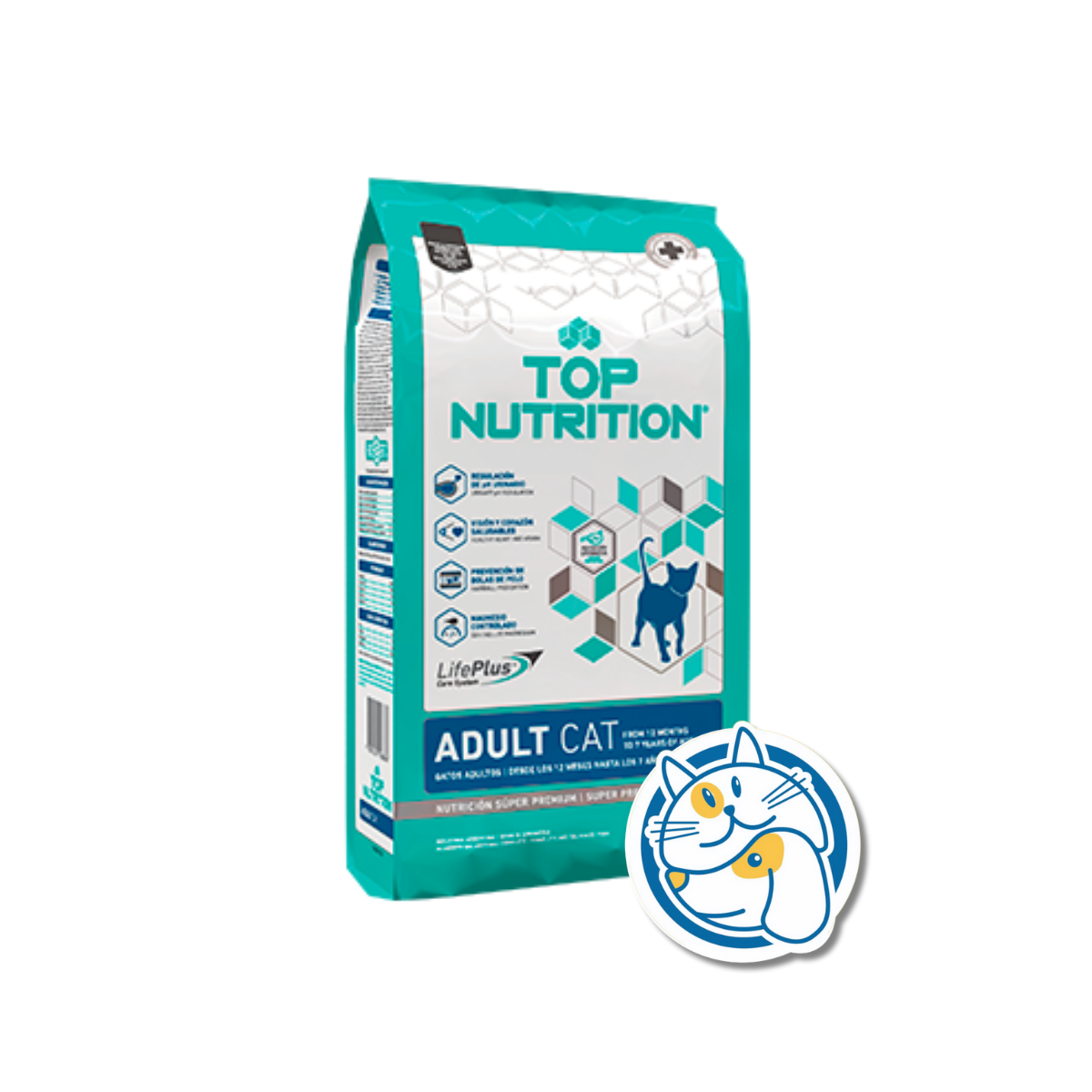 TOP NUTRITION GATOS ADULTOS 2KG