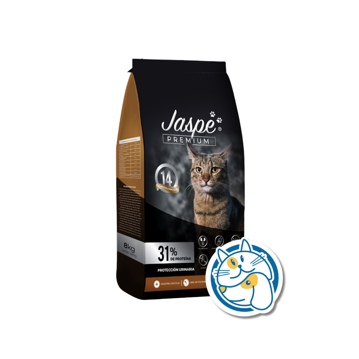 JASPE GATO ADULTO PREMIUM 8KG