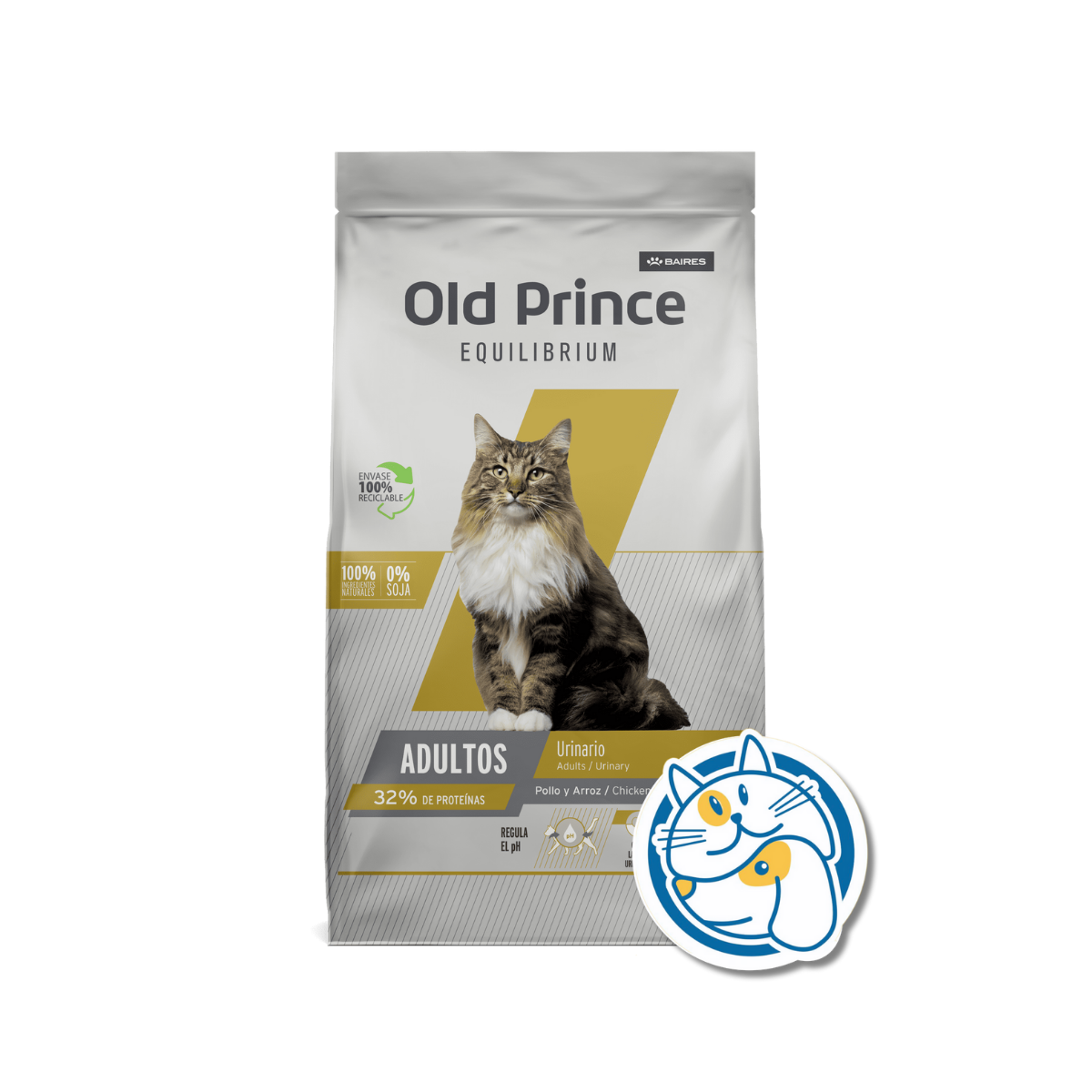OLD PRINCE EQUILIBRIUM CATS URINARY CARE 7,5KG