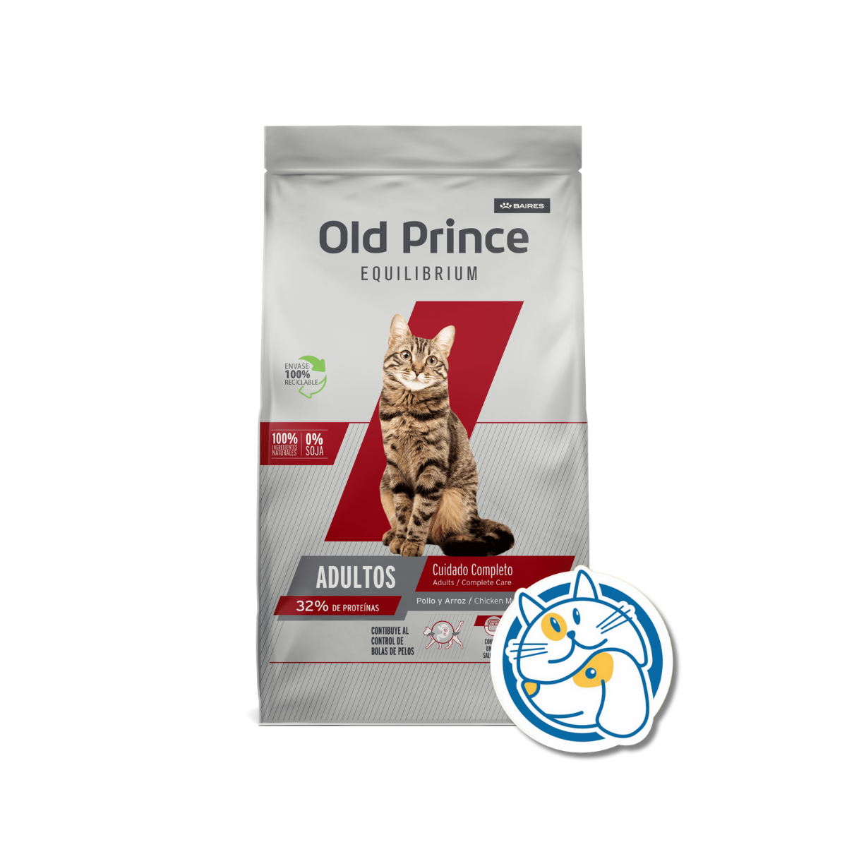 OLD PRINCE EQUILIBRIUM CATS COMPLETE CARE 7,5KG