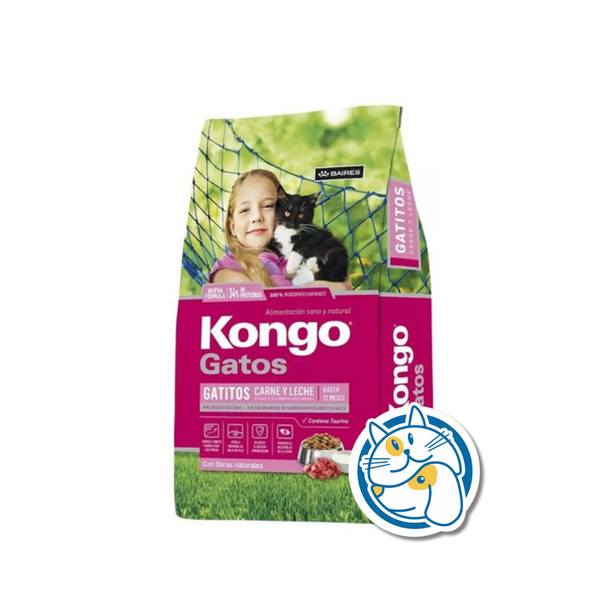 KONGO GATITOS NATURAL C/L 8KG