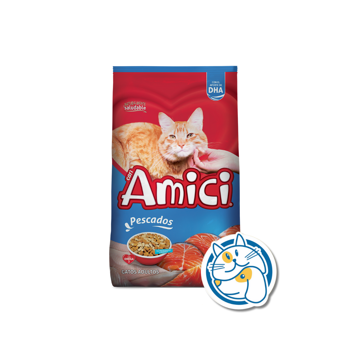 CARI AMICI GATOS PESCADO 10+1KG
