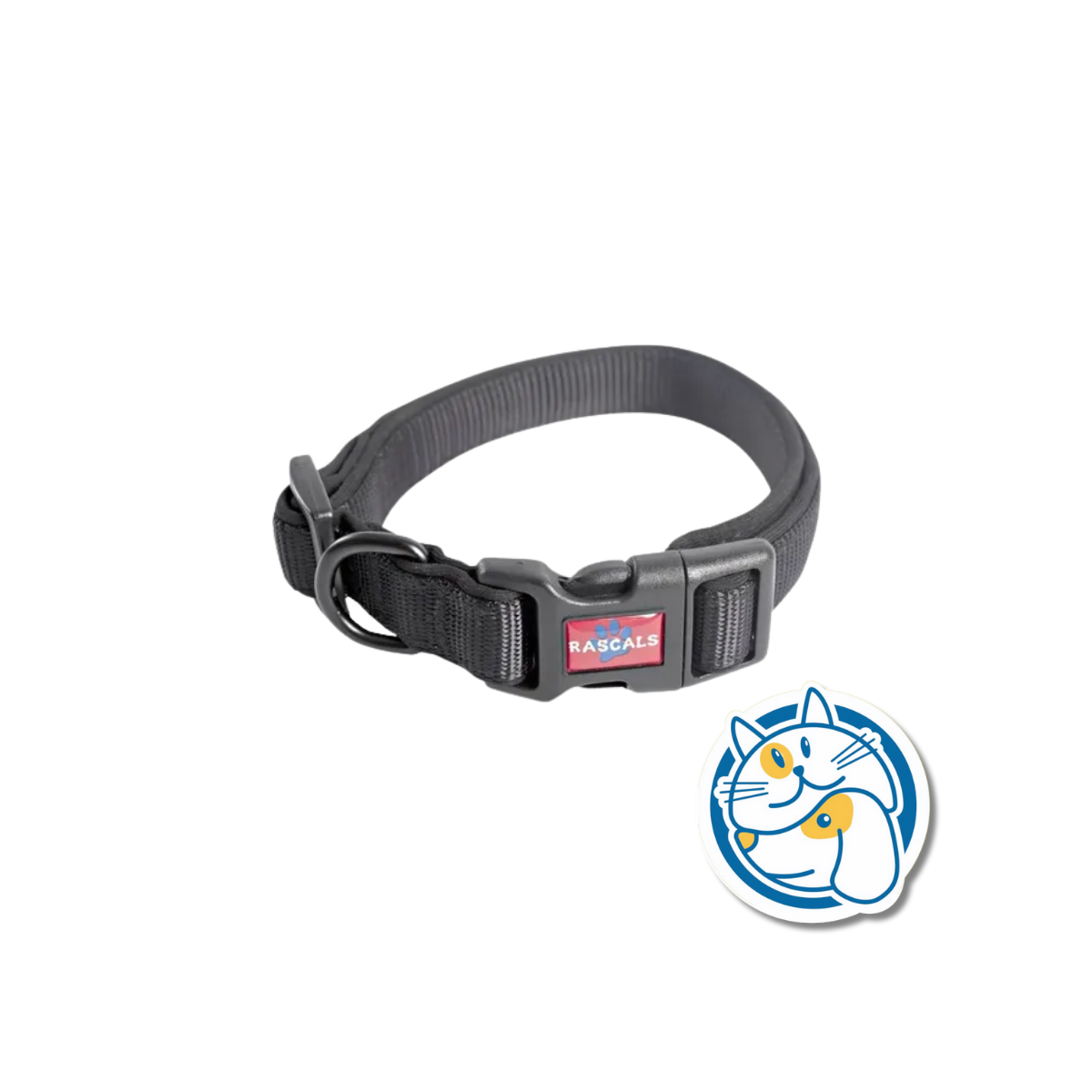 COLLAR ACOLCHONADO SBR PREMIUM NEGRO TALLE L 1,5X25,5_35CM COLL109S