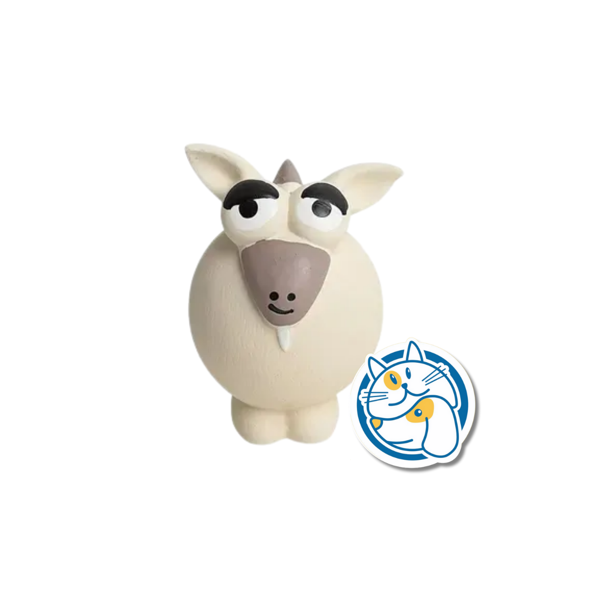 CABRITO DE LATEX C/CHIFLE 12X7,5X7,5CM JUP104166A