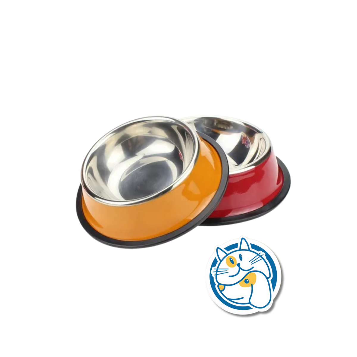 COMEDERO ACERO INOX. V/COLORES 15CM 24006