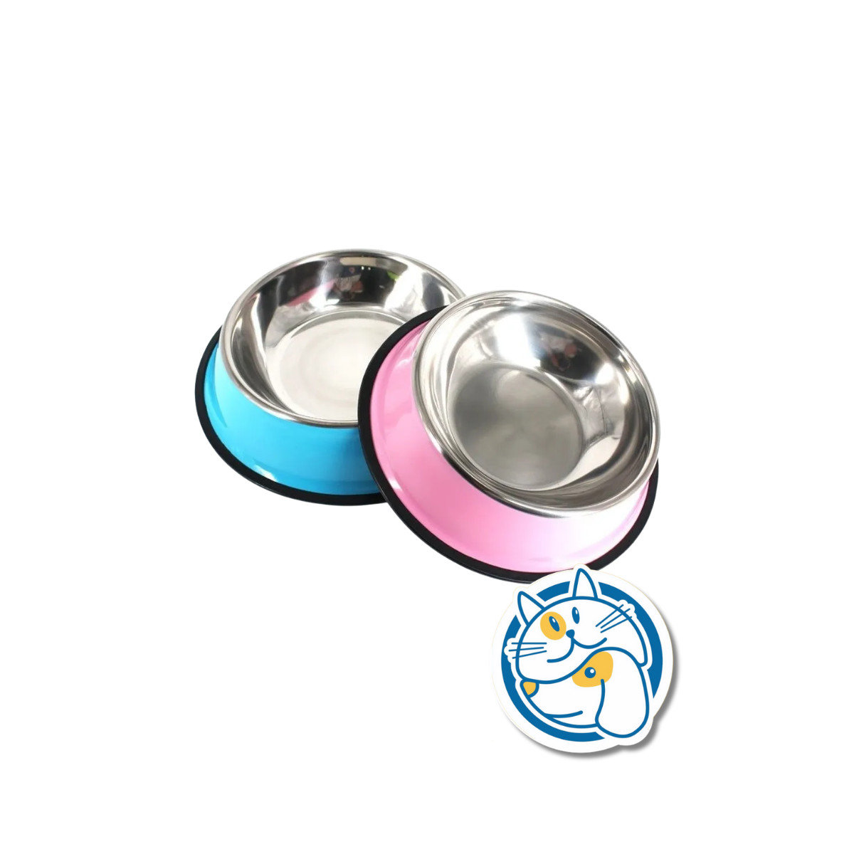 COMEDERO ACERO INOX. V/COLORES 18CM 24007