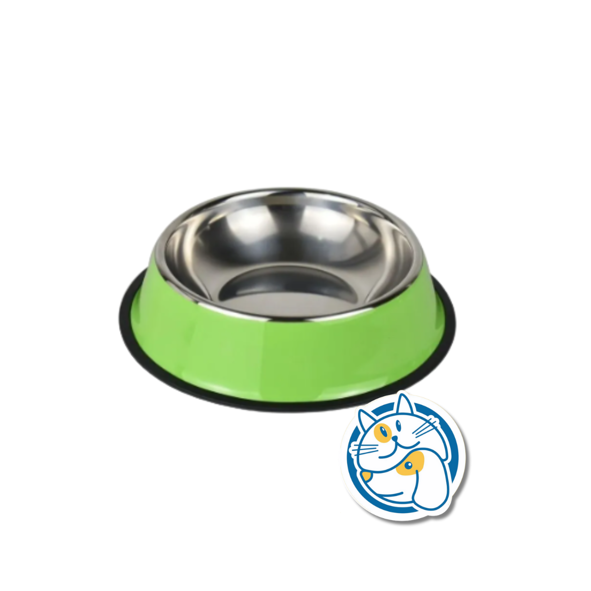 COMEDERO ACERO INOX. V/COLORES 22CM 24008