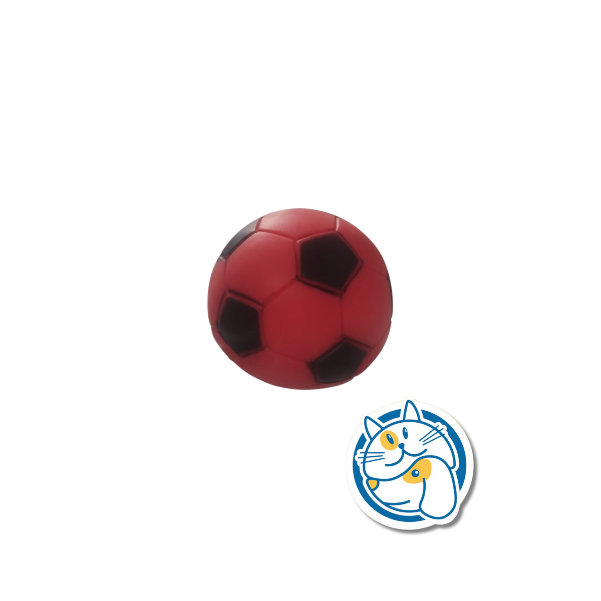 PELOTA DE FUTBOL C/CHIFLE 6,5CM 24859