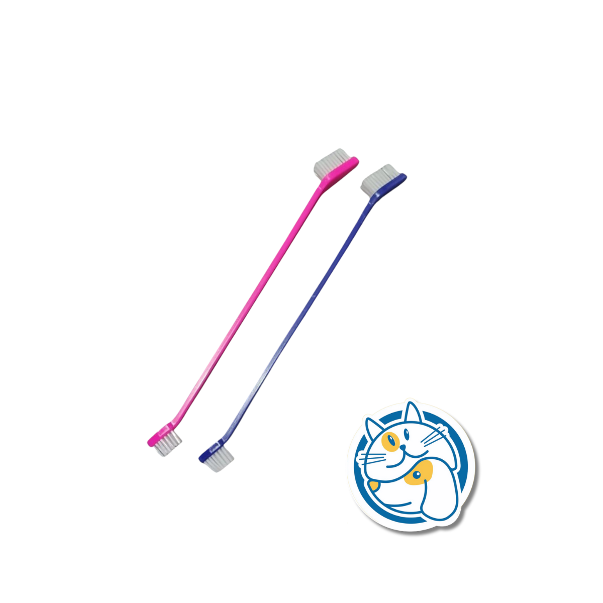 CEPILLO DE DIENTES PET DOBLE CARA 22X1,8CM 24854