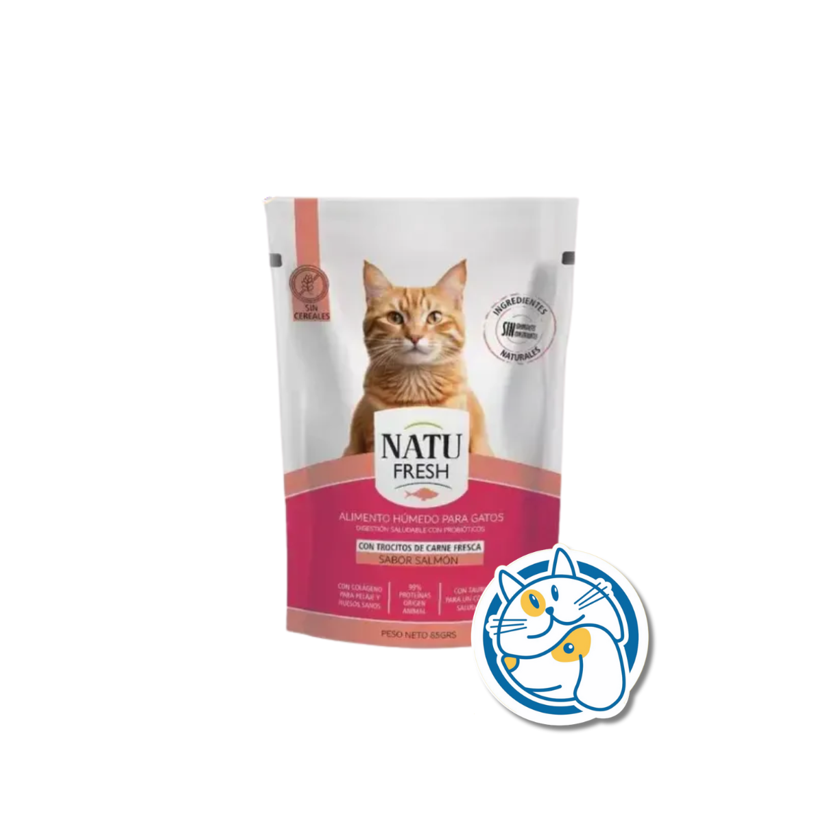 NATUFRESH GATO SALMON 1UD 80GR