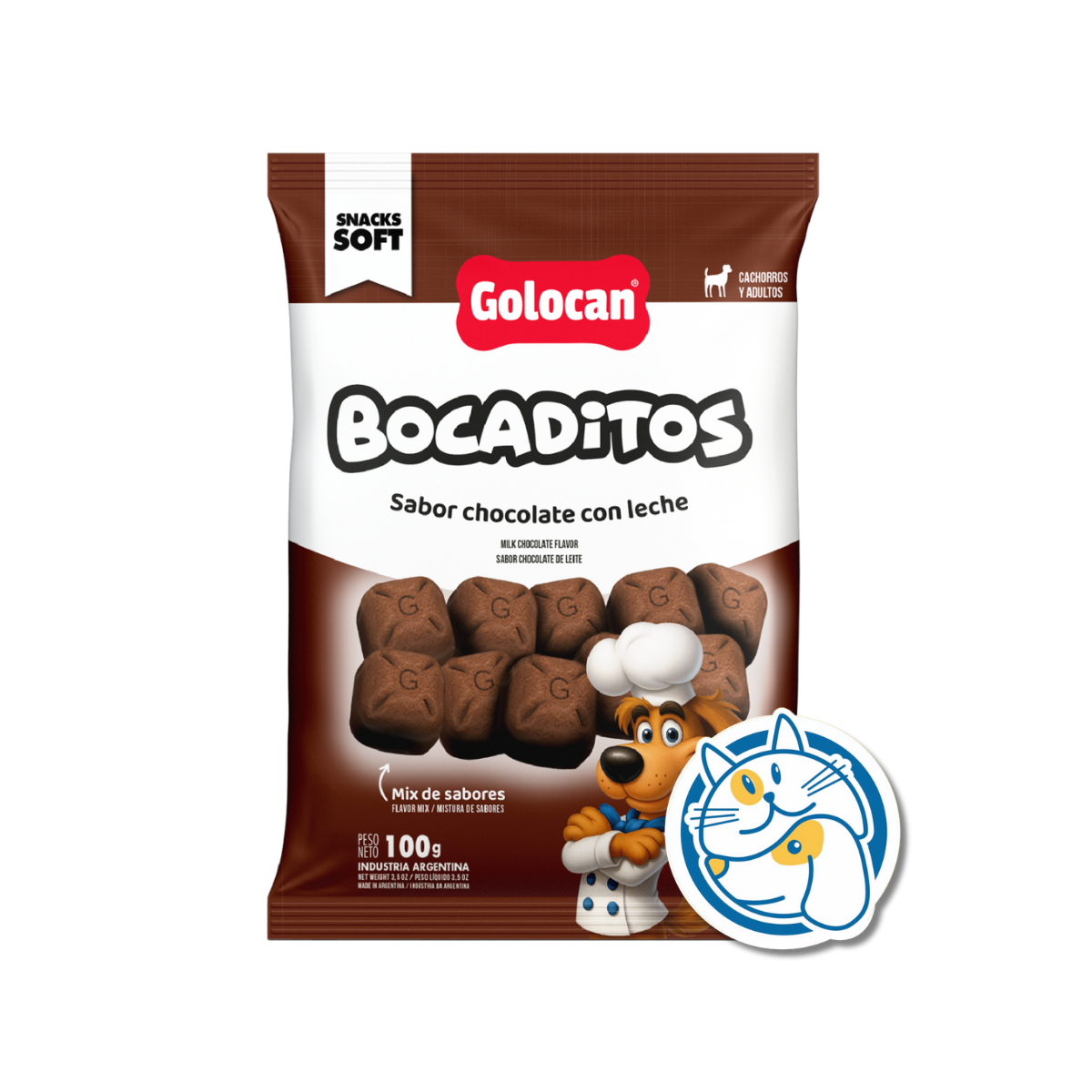 BOCADITOS FINOS 1UD CHO/LECHE X100GR