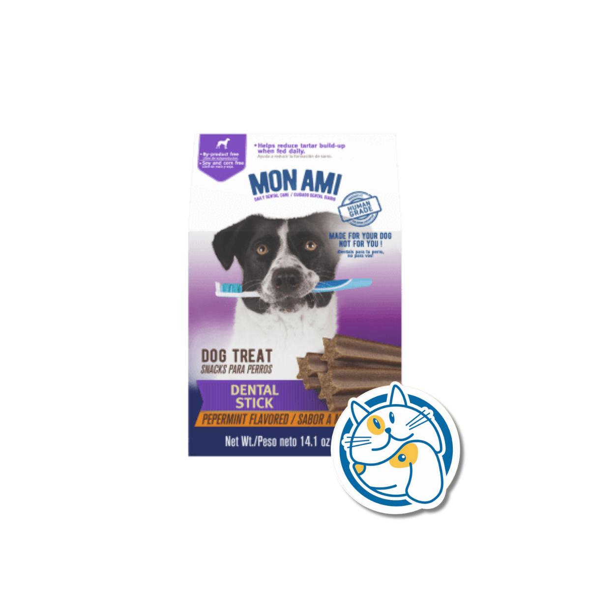 MON AMI DENTAL STICK M 400G X UD