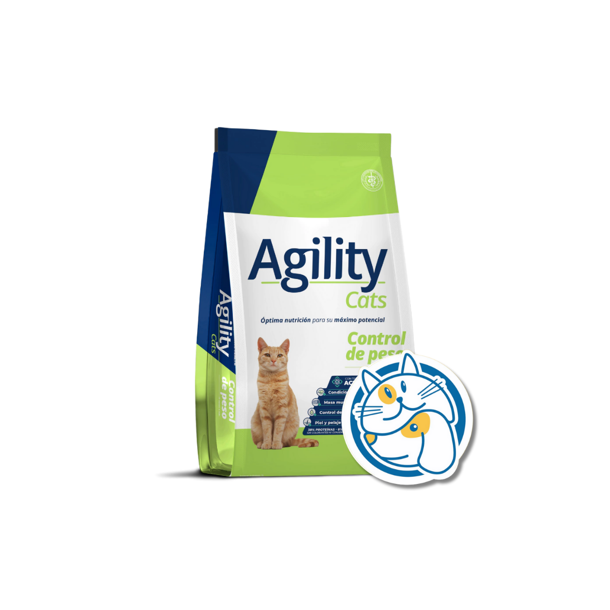 AGILITY CATS CONTROL DE PESO 1,5KG