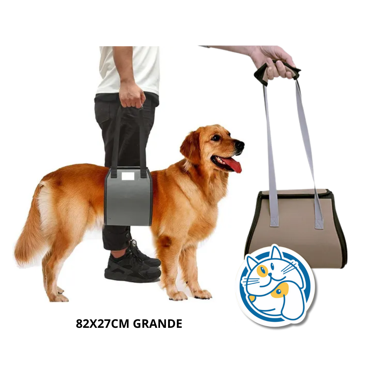 ARNES DE REHABILITACION ACOLCHONADO GRANDE BEIGE 82X27CM VET107819L