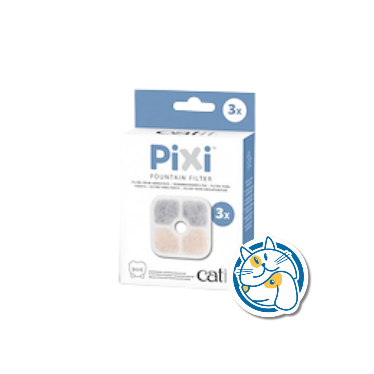 CATIT PIXI FOUNTAIN FILTER CARTRIDGE, 3PK 43721 HAGEN