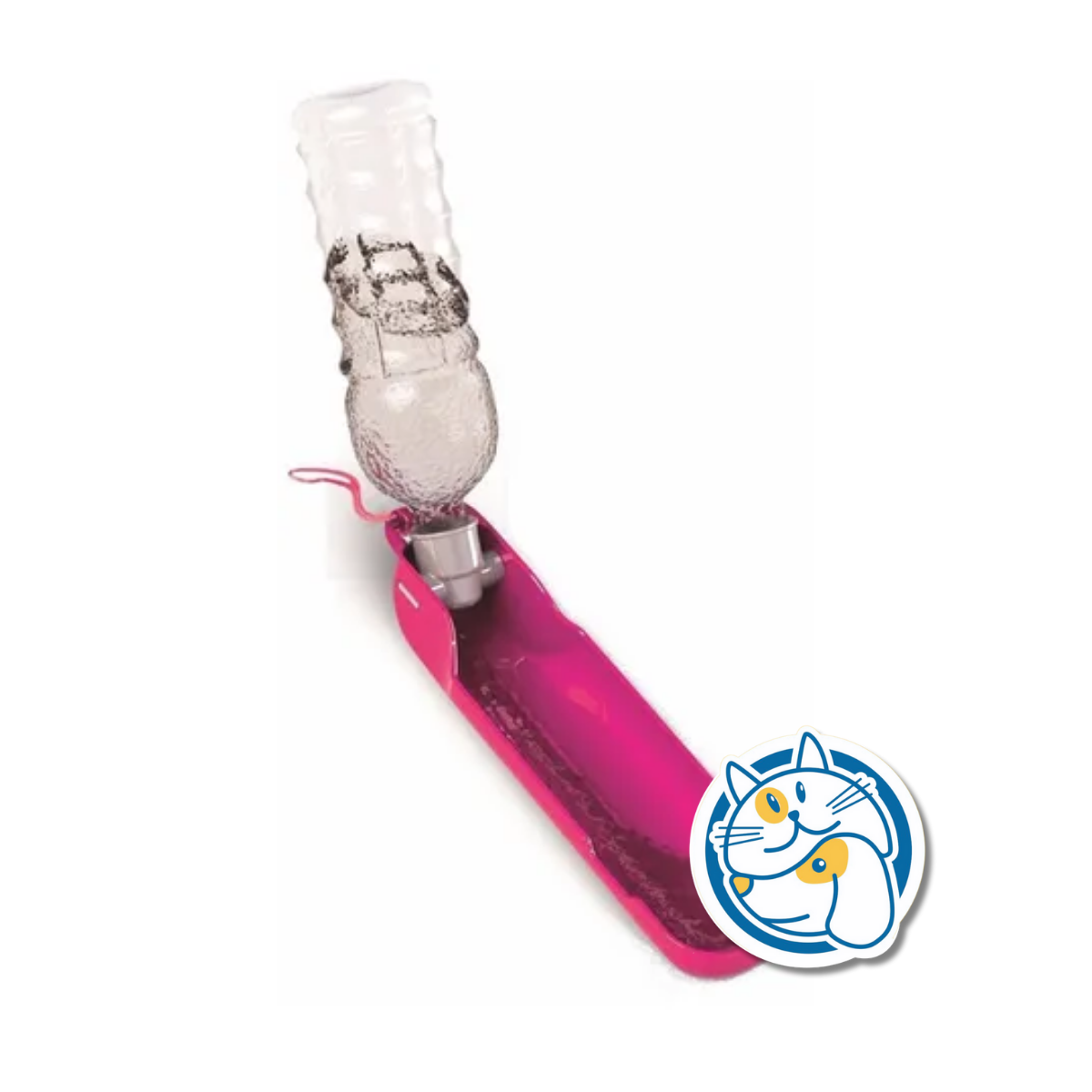 BEBEDERO PET DRINKS 500ML ROSA UNION PET