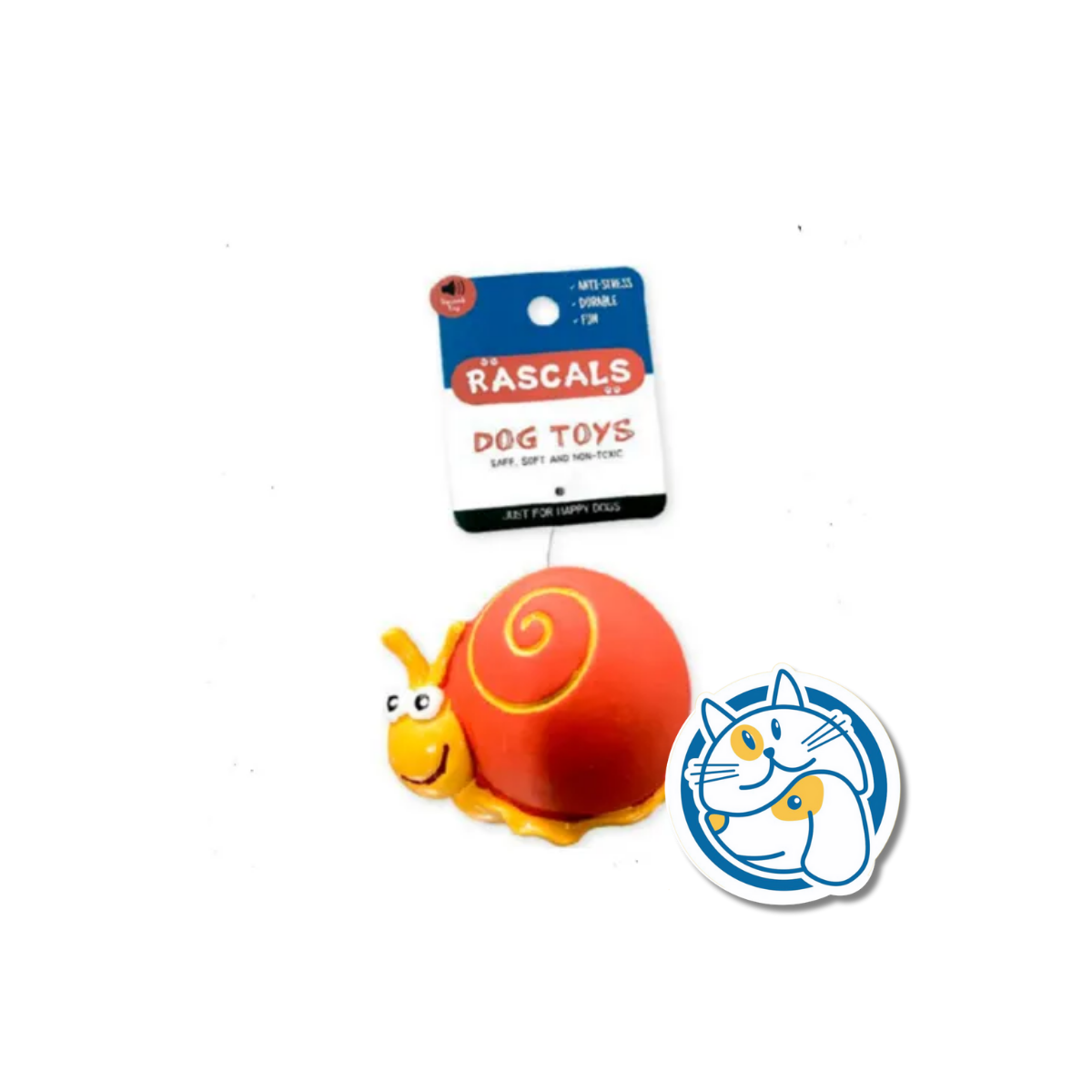 CARACOL DE LATEX C/CHIFLE 10X8X6CM JUP104167A