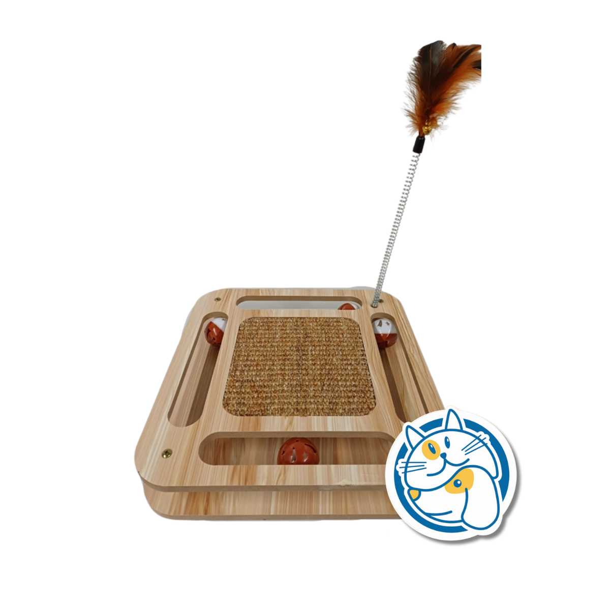 BASE RASCADOR PELOTA DIDACTICO C/PLUMA 30X30X38CM LZ0239// 24357