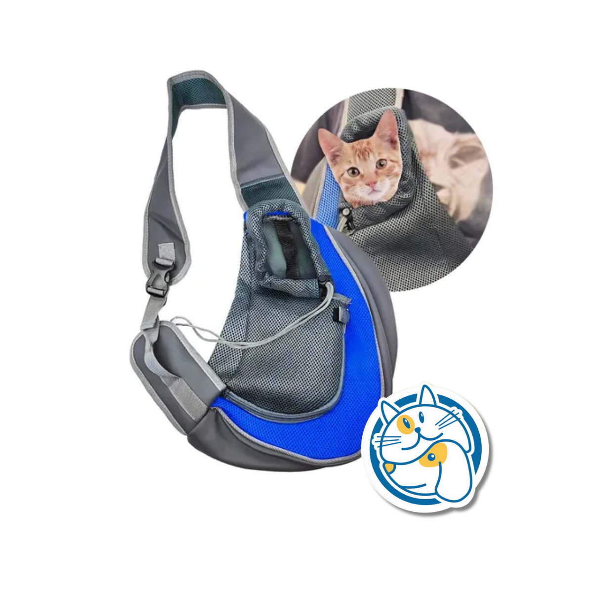BOLSO CON RESPIRACION PARA GATO O PERRO 32X28X44CM CB01502