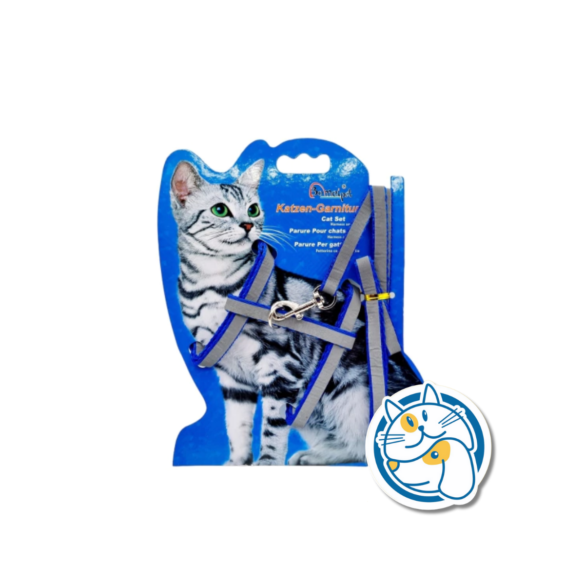 ARNES Y CORREA GATO AJUSTABLE PH VERDE/AZUL/NARANJA/MORADO CO011 3501