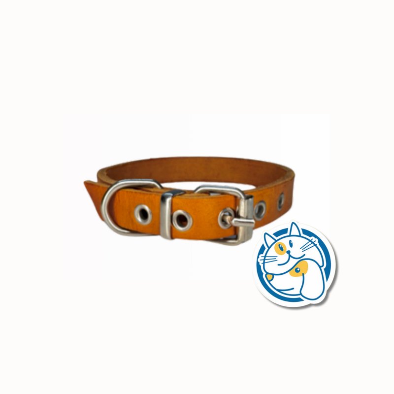 COLLAR DE CUERO P15_2 SALTADOG