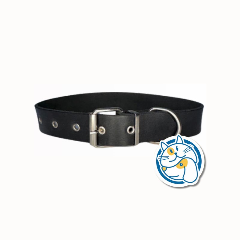 COLLAR DE CUERO P30_1 SALTADOG