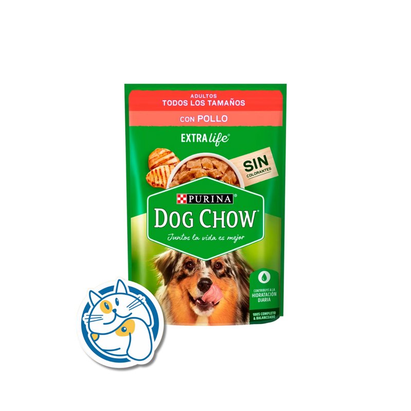 DOG CHOW CACH POUCH POLLO 100GR UD