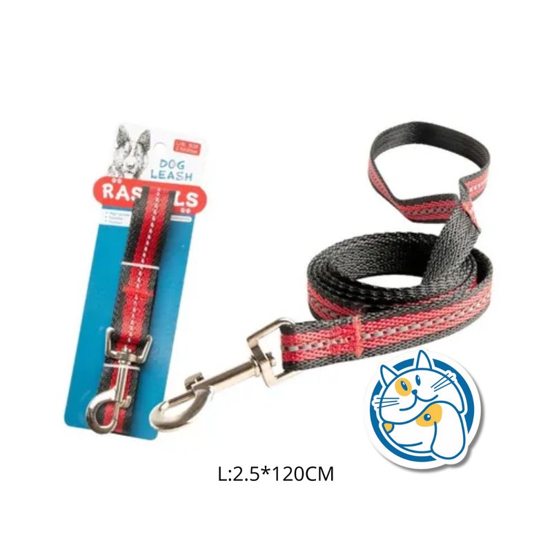 CORREA REFLECTIVA ROJA TALLE L 2,5X120CM CORR77437L