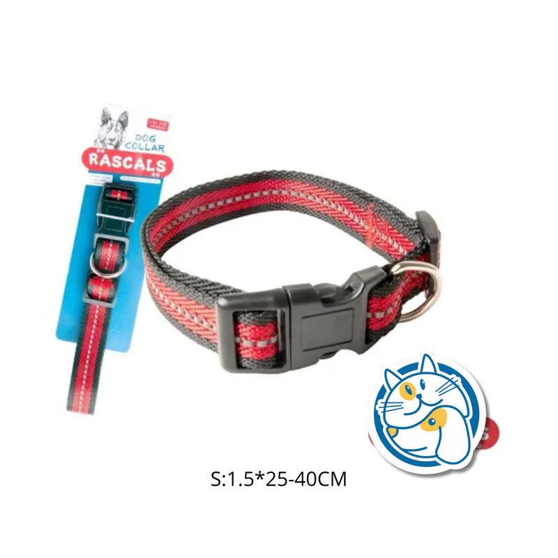 COLLAR REFLECTIVO ROJO TALLE S 1,5X25_40CM COLL77436S