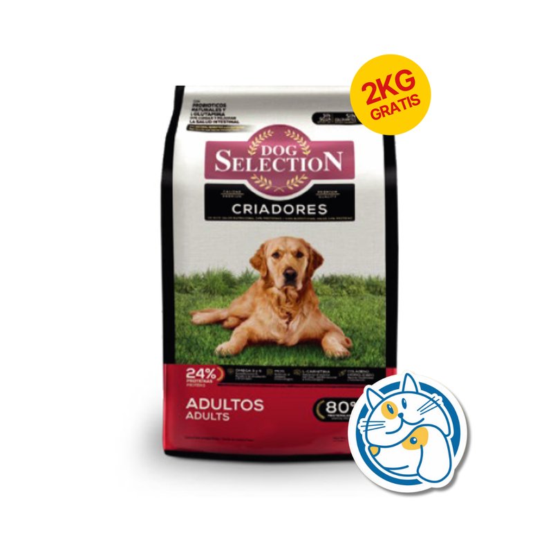 DOG SELECTION CRIADORES ADULTO CARNE Y POLLO 15+2KG